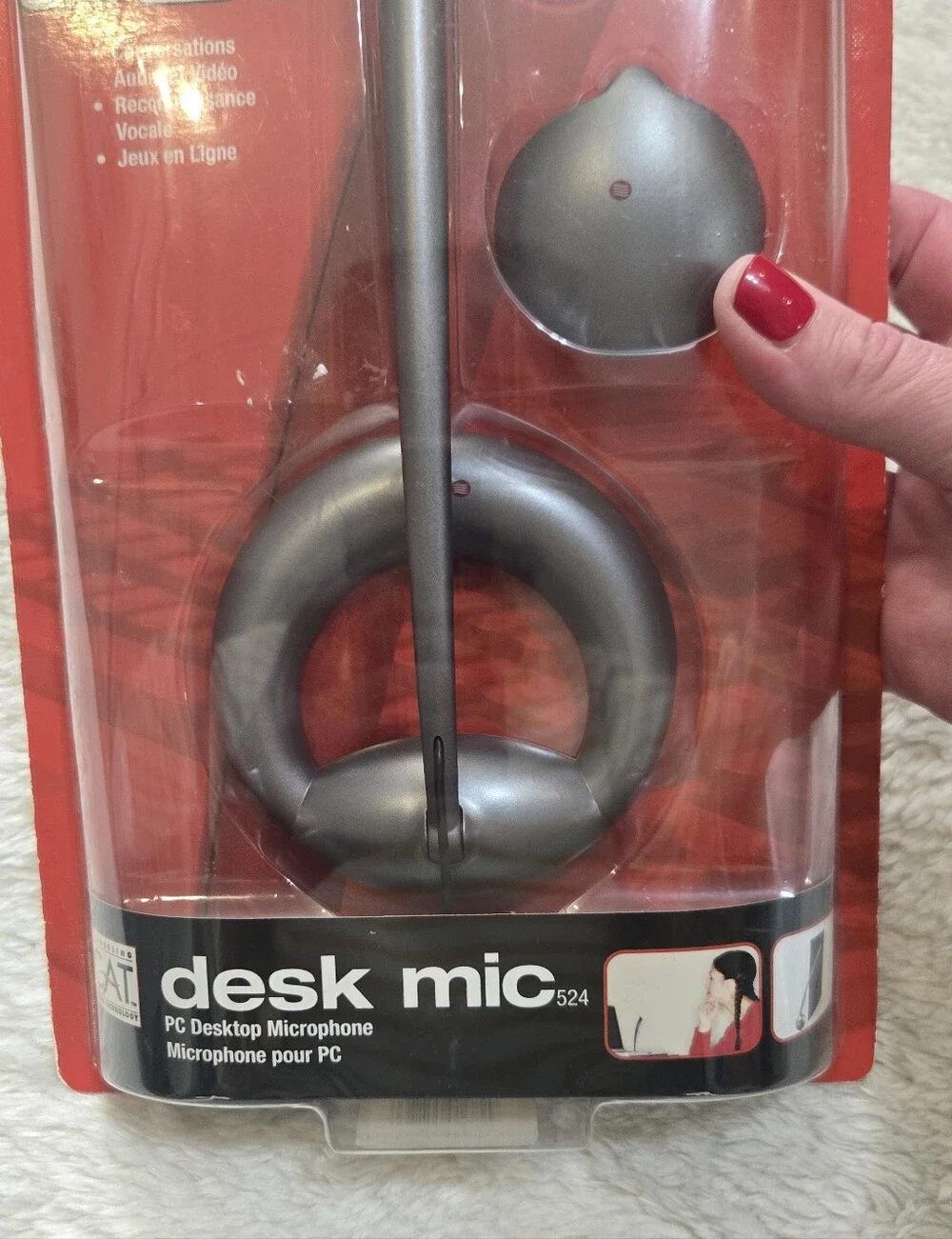 Labtec Desk Mic PC Desktop Microphone - Brand New and Factory Sealed